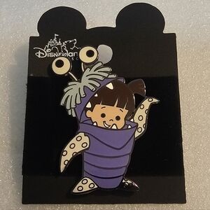 Vintage Disneyland Collector Pin Monsters Inc Book in Costume circa 2001